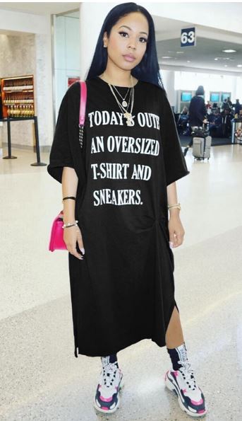 Today's Outfit Oversized T-Shirt Dress ...